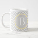 Recherche de chevron jaune tasses Moderne