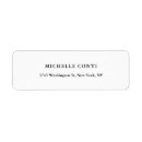 Recherche de agent étiquettes adresse retour Chic et design contemporain