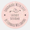 Recherche de savon fait main autocollants Coeur