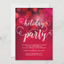 Recherche de lights noël invitations Rouge