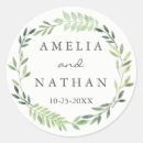 Recherche de vert mariage autocollants Aquarelle