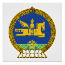 Recherche de mongolie posters Drapeau