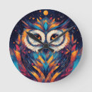 Recherche de hibou abstrait art Motif