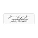 Recherche de modern étiquettes adresse retour Minimaliste