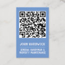 Recherche de propriété cartes visite Code qr