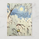 Recherche de oiseaux de noël cartes postales Aquarelle