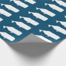 Recherche de baleines mignonnes papier cadeau Mer