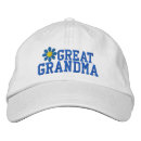 Recherche de fleurs brodées casquettes Mère