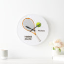 Recherche de raquettes tennis horloges Illustration