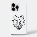 Recherche de loup noir iphone coques Noir et blanc