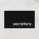 Recherche de secrétaires cartes visite Professionnel