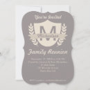 Recherche de crête de famille invitations Minimaliste