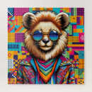 Recherche de lion puzzles Sauvage