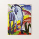 Recherche de peintures de cheval puzzles Franz marc