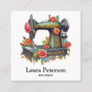 Recherche de machine coudre vintage cartes visite Artisanal