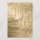 Recherche de tendances 16ans anniversaire invitations Étincelant