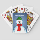 Recherche de bonhomme neige de jeux de cartes Mignon