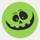 Recherche de visage citrouille halloween autocollants Jackolantern