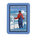 Recherche de skieur magnets Lanterne