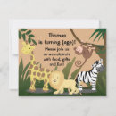 Recherche de zoo 11x14 invitations Fête d'anniversaire