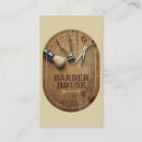 Recherche de barbershop cartes visite Hipster