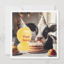 Recherche de vache drôle vœux cartes Pour enfants