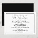Recherche de blanche noire invitations Noir et blanc