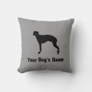 Recherche de whippets coussins Silhouette
