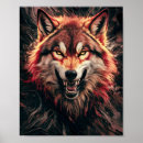 Recherche de portrait de loup posters Décoration