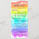 Recherche de watercolor mariage menus Aquarelle