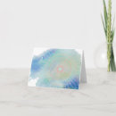 Recherche de spirale bleue vœux cartes Aquarelle