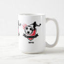 Recherche de fille du football tasses Équipe de football