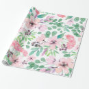Recherche de motif fleur rose papier cadeau Vert