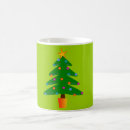 Recherche de arbre de noel et tasses Lumières de noël