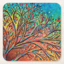 Recherche de nature dessous de verres Arbres