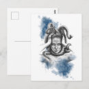 Recherche de tentacule cartes postales Créature marine