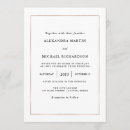 Recherche de gold border invitations Élégant