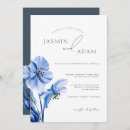 Recherche de simple royal blue mariage invitations Floral