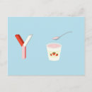 Recherche de yaourt cartes postales Nourriture