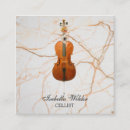 Recherche de violoncelle cartes visite Artiste