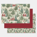 Recherche de country papier cadeau Hiver