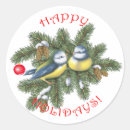 Recherche de oiseau de noël autocollants Neige