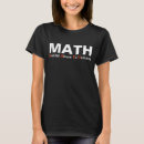 Recherche de chemise drôle de maths tshirts Haine