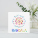Recherche de mandala coloré invitations Floral