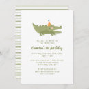 Recherche de de crocodile invitations Vert