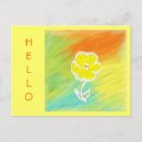Recherche de salutation jaune de fleur Bonjour