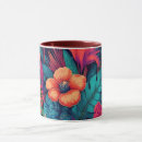 Recherche de couleur riche tasses Fleurs