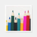 Recherche de crayon coloré serviettes Pour elle