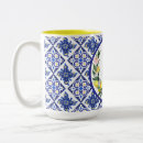 Recherche de tuiles bleues tasses Méditerranéen