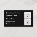 Recherche de électricien commercial cartes visite Moderne